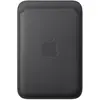Image de Apple Porte cartes en tissage fin pour iPhone avec MagSafe - Noir