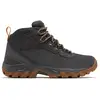 Image de Columbia, bottes de randonnée et de trekking Newton Ridge Plus 2 pour hommes, en suède imperméable, coupe large, modèle mi-hauteur, couleur gris foncé, détails dorés et ambrés, taille 42 EU   Gris foncé, détails dorés et ambrés