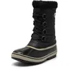 Image de Bottes de neige imperméables Sorel pour hommes, modèle 1964 Pac en nylon, couleur noire, finition "Ancient Fossil"
