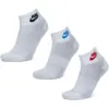 Image de Nike Everyday Essential Ankle 3 Pack Unisexe - Chaussettes, Noir - Taille 38 - 42 - Coton