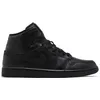 Image de Air Jordan 1 Mid Triple Black - EU : 48.5