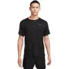Image de Nike Miler Homme - T-Shirts, Noir - Taille L - Poly Jersey