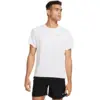 Image de Nike Miler Homme - T-Shirts, Blanc - Taille L - Poly Jersey