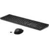 Image de HP Wireless Keyboard and Mouse Set 655, Full Size (100%), Wireless, RF Wireless, Membrane, Black, Mouse included