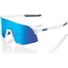 Image de Lunettes 100 pour cent S3 - blanc mat, lunettes miroirs HiPER Blue Multilayer