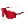 Image de 100percent Slendale Pidcock Lunettes de soleil, modèle Gloss, couleur rouge, verres miroir rouges HiPER/CAT3, couleur rouge, verres miroir rouges HiPER/CAT3