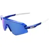 Image de Lunettes de soleil 100percent Slendale Sl Rbh, monture transparente, verres miroirs HiPER bleu royal/CAT3, monture transparente, verres miroirs HiPER bleu royal/CAT3