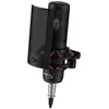 Image de Microphone à condensateur HyperX ProCast Noir, Connection XLR, Cardioïde, support anti-vibration, filtre anti-pop détachable, filtre passe-haut 80Hz - Neuf