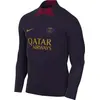 Image de Nike Hommes Half Zip Sweatshirt Dri-Fit Paris Saint Germain Bleu Noirâtre Daim Or Taille M