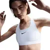 Image de Soutien-gorge de sport Nike Swoosh, maintien moyen, blanc, femme, blanc, S