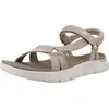 Image de Skechers Go Walk Flex Sandal Couleur Brun Clair