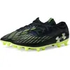 Image de Chaussures de football Under Armour Magnetico Select 4 FG, unisex, noir/vert, taille 40,5