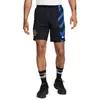 Image de Short Nike Dri-Fit Inter Milan pour homme, modèle Stadium, couleur noir, bleu Lyon et blanc, taille M