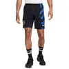 Image de Short Nike Dri-Fit Inter Milan pour homme, modèle Stadium, couleur noir, bleu Lyon et blanc, taille L
