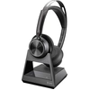Image de Poly Voyager Focus 2 - Casque - On-Ear - Bluetooth - sans fil, filaire - USB-C via adaptateur Bluetooth - Noir - pour Microsoft Teams