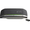 Image de Kit mains libres Poly Sync 20+ USB-C, pour Microsoft Teams, téléphone portable/PC, noir, argent, 55 dB, 0,715 m, IP64, boutons, toucher