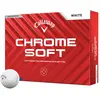 Image de Balles de golf Callaway Chrome Soft (x12) Blanc TU 642126112