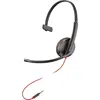 Image de HP Poly Micro-casque Poly Blackwire 3215 monaural USB-C + connexion 3,5 mm + adaptateur USB-C/A