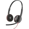Image de POLY Micro-casque stéréo USB-C Blackwire 3220 + adaptateur USB-C/A (lot)