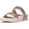 Image de Sandales FitFlop Lulu multicolores à paillettes, rose foncé, taille 39 (EU)
