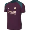 Image de Tenue de jeu Nike Dri-Fit Strike à manches courtes pour jeunes du Paris Saint-Germain, couleur Bordeaux, Geode, Teal et Guava Ice, taille L