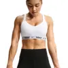 Image de Nike Indy High-support Padded Adjustable Bra Femme - Debardeurs & Brassieres, Blanc - Taille 40 - Jersey de coton