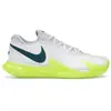 Image de Nike Court Zoom Vapor Cage 4 Rafa, couleur blanc, jaune volt et bleu turquoise - pointure européenne 48,5