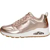 Image de Skechers Uno - Metallixs Sneakers Laag - Rosé-goud - Maat 39