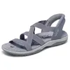 Image de Skechers Femme Reggae Slim-Stretch Flex Hands Free Slip-ins Sandale, Gris, 37 EU en occasion ou reconditionné