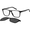 Image de Tommy Hilfiger Homme Tommy Hilfiger TH 2203/C 08A/M9 Montures optiques Éco-poliam Noir Gris Carré Polarisé