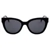Image de Lunettes de soleil Tommy Hilfiger TH 2054/S Noir havane 52/19/140 pour femme