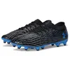 Image de Under Armour Magnetico Pro 5 Baskets à crampons unisexes pour adulte, Noir/gris titane/bleu Atlantis, 12 Women/10.5 Men en occasion ou reconditionné