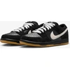 Image de Nike SB Dunk Low Pro "Black White Gum" noir/blanc, taille : 38,5