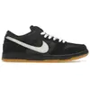 Image de Nike SB Dunk Low Pro "Black White Gum" noir/blanc, taille : 44,5
