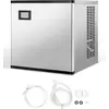 Image de Tête de machine à glace VEVOR Machine à glace commerciale Machine à glace (tête seule) 227 kg/jour, tête en acier inoxydable + tête de machine à glace SGCC avec panneau deintelligent & nettoyage par simple pression sur un bouton