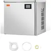 Image de Tête de machine à glace VEVOR Machine à glace commerciale Machine à glace (tête seule) 181 kg/jour, tête en acier inoxydable + plastique PE Tête de machine à glaçons avec panneau deintelligent & nettoyage par simple pression d'un bouton