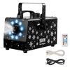 Image de Vevor Machine A Neige 900 W, Machine A Flocons De Neige Artificielle Portative Suspendue, Avec Lumiere Ambiante, Telecommande Sans Fil, Reservoir 1 L, Pour Fetes De Noël, Effet De Scene, Decoration
