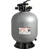 Image de Filtre à sable VEVOR, cuve de filtration de 600 mm, système de filtration à sable de 246 l/min, réservoir de filtration avec vanne multivoies à 7 voies, modes de rinçage, de lavage, de circulation, d'évacuation des eaux usées, d'hiver et de fermeture, pour piscines hors sol