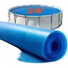 Image de Bâche solaire ronde pour piscine VEVOR,  7315 mm, film solaire, bâche solaire pour piscine de 0,3 mm d'épaisseur avec coussin d'air et matériau PE, absorption de la chaleur pendant la journée, stockage de la chaleur pendant la nuit, bâches solaires, bleu
