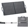 Image de Vevor Panneau Solaire Portable 100 W Chargeur Solaire Pliable Monocristallin Pour Stations Alimentation, Camping, Randonnee, Rendement 24 %, Avec Sortie Mc4, Ports Usb-a, Type-c Et Cc, Etanche Ip65