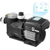 Image de Vevor Pompe Piscine Vitesse Variable 1100 W Pompe Filtration Piscine 26000 L/h Pour Piscines Hors Sol Enterrees, Spa, Auto-amorcante, Avec Panier Filtre, Minuterie, Hauteur Refoulement 15 M, 220-240 V