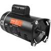 Image de Moteur de pompe de piscine VEVOR 1.5 CV, cadre 56Y, 115V((12.8 Ampère))/230V(6.4 Ampère) 3450 tr/min, 60Hz, 1.1 facteur de service, condensateur 90F/250V, rotation CCW bride carrée Moteur de remplacement
