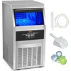 Image de Machine à glaçons commerciale VEVOR Machine à glaçons 36 kg / 24 h, Machine à glaçons commerciale 11 kg Capacité de stockage de glace 40 pcs. Machine à glaçons en acier inoxydable, filtre à eau et pelle à glace inclus