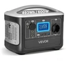 Image de Vevor Station Electrique Portable 600 W Generateur Solaire Portable 493 Wh Batterie Secours Lifepo4 Pour Urgence Domestique, Camping, Voyage Camping-car, 7 Ports De Sortie, Panneau Solaire Non Inclus