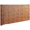 Image de VEVOR Clôture en roseau naturel, 1,67 m x 5,01 m, rideau en roseau, rouleau de clôture en roseau pour balcon ou terrasse dans le jardin, clôture décorative pour jardin, cloison, brise-vue, marron