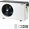 Image de Pompe à chaleur électrique pour piscines VEVOR, puissance de chauffage de 3,22-15,25 kW, conversion de fréquence économe en énergie, convient pour les piscines hors-sol de 30-60 m³