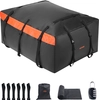 Image de Sac de galerie de voiture VEVOR 20 pieds cubes Sac de toit, sac de toit étanche & résistant en PVC 840D pour véhicules avec/sans galerie (avec serrure & tapis antidérapant)