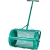 Image de Vevor Epandeur De Compost Mousse De Tourbe, 60 Cm, Epandeur De Gazon A Rouleau, Avec Poignee T Hauteur Reglable, Panier En Maille Deacier, Pour Epandage Sur Les Pelouses Et Les Terres Agricoles, Vert