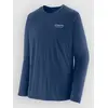 Image de Patagonia Cap Cool Merino Blend Graphic Haut technique bleu XS