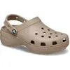 Image de Chaussures Crocs Classic Platform en bois, marron, pointures 38-39 (femmes)